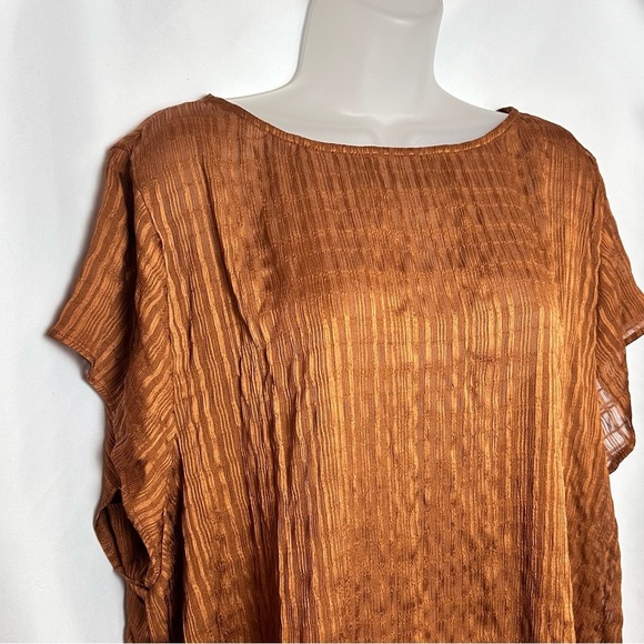 XXL Worthington Short Sleeve Blouse - Picture 2 of 8